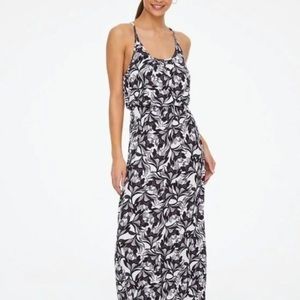 Loft Floral Maxi Dress Size M